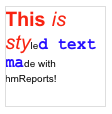 Bild:Styled text run